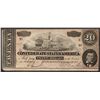 Image 1 : 1864 $20 Confederate States of America Note