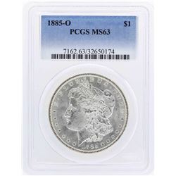 1885-O $1 Morgan Silver Dollar Coin PCGS MS63