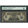 Image 1 : 1899 $2 Mini Porthole Silver Certificate Note Fr.249 PMG Very Good 8