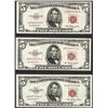 Image 1 : Lot of (3) 1953 $5 Legal Tender Notes