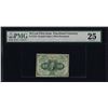 Image 1 : 1862 First Issue 10 Cent Fractional Currency Note PMG Very Fine 25