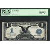 Image 1 : 1899 $1 Black Eagle Silver Certificate Note Fr.236 PCGS Choice About New 58PPQ