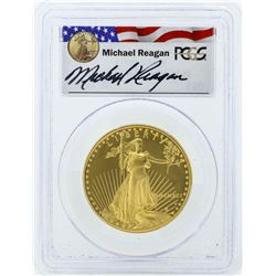1991-W $50 American Gold Eagle Coin Reagan Legacy Series PCGS PR69DCAM