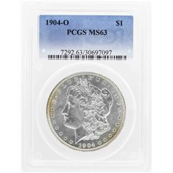 1904-O $1 Morgan Silver Dollar Coin PCGS MS63
