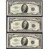 Image 1 : Lot of (3) 1953 $10 Silver Certificate Notes