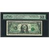 Image 1 : 1977A $1 Federal Reserve Note ERROR Offset Transfer PMG About Uncirculated 53EPQ