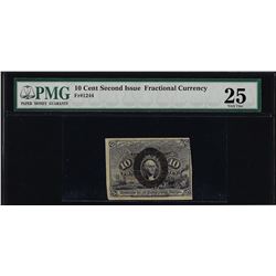 March 3, 1863 Second Issue 10 Cent Fractional Currency Note PMG Very Fine 25