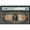 Image 1 : 1906 $20 Gold Certificate Note Fr.1185 PMG Very Fine 20