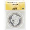 Image 1 : 1878-CC $1 Morgan Silver Dollar Coin ANACS MS62 Cameo PL