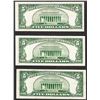 Image 2 : Lot of (3) 1953 $5 Legal Tender Notes