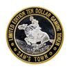 Image 1 : .999 Silver Sam's Town Las Vegas Nevada $10 Casino Limited Edition Gaming Token