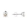 Image 2 : 14KT White Gold 1.30 ctw Diamond Stud Earrings