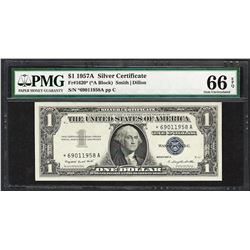 1957A $1 Silver Certificate STAR Note Fr.1620* PMG Gem Uncirculated 66EPQ