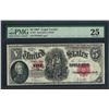 Image 1 : 1907 $5 Woodchopper Legal Tender Note Fr.91 PMG Very Fine 25