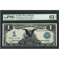 1899 $1 Black Eagle Silver Certificate Note Fr.236m Mule PMG Choice Uncirculated