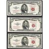 Image 1 : Lot of (3) 1953 $5 Legal Tender Notes
