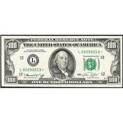 1974 $100 Federal Reserve STAR Note