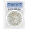 Image 1 : 1898 $1 Morgan Silver Dollar Coin PCGS MS65