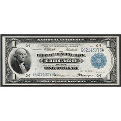 1918 $1 Federal Reserve Bank Note Chicago