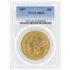 Image 1 : 1897 $20 Liberty Head Double Eagle Gold Coin PCGS MS61