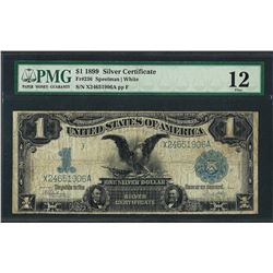 1899 $1 Black Eagle Silver Certificate Note Fr.236 PMG Fine 12