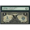 Image 1 : 1899 $1 Black Eagle Silver Certificate Note Fr.236 PMG Fine 12