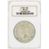 Image 1 : 1922 $1 Peace Silver Dollar Coin NGC MS65