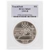 Image 1 : 1995-D $1 Track & Field Olympic Commemorative Silver Dollar Coin PCGS MS69