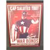 Image 1 : Captain America: The First Avenger (2011) - Framed Captain America War Bonds Posted