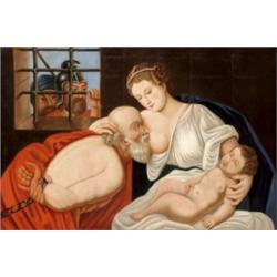 Német festo, 1800 körül - Cimon és Pero (Caritas Romana)