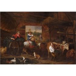 Flamand festo, 18. sz. elso fele - Falusi életkép