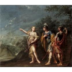 Francia festo (?), 17. sz. vége - Mitológiai jelenet