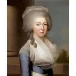 Német festo, 1760 körül - Elokelo hölgy képmása