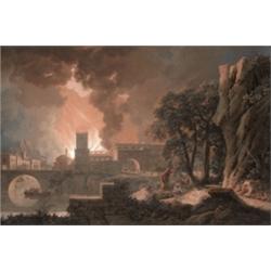 Bacler d Albe, Baron Louis Albert Guillain (St. Pol, 1761-Sevres, 1824) - Trója égése, 1801