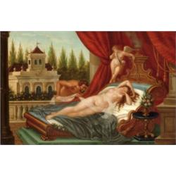 Német festo, 19. sz. elso fele - Alvó Vénusz