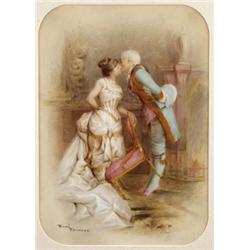 Reinicke, Renie Paul (Strenznaundorf, 1860 - Wildsteig, 1926) - Csók