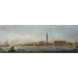 Velencei festo, 19. sz. elso fele - Velence, a Canale Grande látképe a Doge palotával