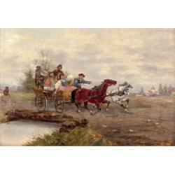 Jankó János (Tótkomlós, 1833 - Budapest, 1896) - Hazafelé