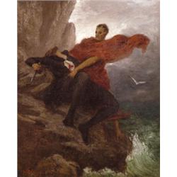 Szinyei Merse Pál (Szinye - Újfalu, 1845 - Jernye, 1920) - Az öngyilkos Faust a tengerparton, 1866