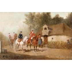 S.P. jelzéssel - Fogadó elott, 1887