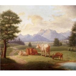 Roedler jelzéssel - Lábasjószágok legelon, 1846