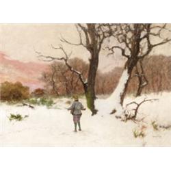 Neogrády Antal (Galsa, 1861 - Alag, 1942) - Téli vadászat