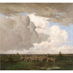 Kaufmann, Adolf (Troppau 1848 - Bécs, 1916) - Legelészo birkanyáj