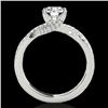 Image 2 : 1.3 CTW H-SI/I Certified Diamond Solitaire Ring 10K White Gold - REF-174A5X - 35277
