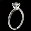 Image 4 : 1.01 CTW Certified H-SI/I Quality Diamond Solitaire Engagement Ring 10K White Gold - REF-216W4F - 36