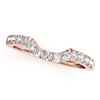 Image 5 : 2.05 CTW Certified VS/SI Diamond 2Pc Wedding Set Solitaire Halo 14K Rose Gold - REF-439A8X - 31230