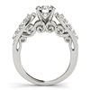 Image 2 : 2 CTW Certified VS/SI Diamond Solitaire Ring 18K White Gold - REF-481A8X - 27876