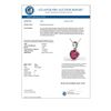 Image 3 : 2 CTW Ruby Designer Inspired Solitaire Necklace 18K White Gold - REF-24X9T - 22038