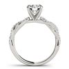Image 5 : 1 CTW Certified VS/SI Diamond Solitaire Ring 18K White Gold - REF-189H6A - 27846