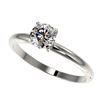0.77 CTW Certified H-SI/I Quality Diamond Solitaire Engagement Ring 10K White Gold - REF-118X2T - 36